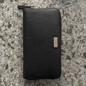 Michael Kors Black Wallet with Gold Accents